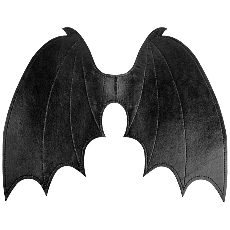 Крылья, Дьявол, Черный, 47*41,5 см