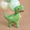 Шар (24''/61 см) Фигура 3D, Динозавр Тираннозавр, Зеленый