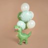 Шар (24''/61 см) Фигура 3D, Динозавр Тираннозавр, Зеленый
