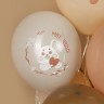 Шар (12''/30 см) Нежные зверята, Ассорти, пастель, 2 ст - в магазине «ШарикClub»