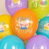 Шар (12''/30 см) С Днем Рождения, Следуй за мечтами!, Ассорти, пастель
