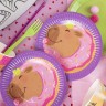 Тарелки (7''/18 см) Капибара, 6 шт - в магазине «ШарикClub»