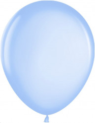 Шар (12''/30 см) Голубой (853), металлик