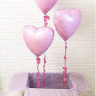 Шар (19''/48 см) Сердце, Светло-розовый - в магазине «ШарикClub»