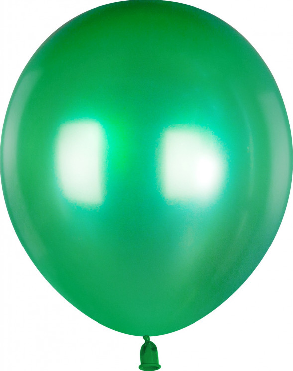 Шар (12''/30 см) Темно-зеленый, металлик