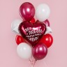 Шар (35''/89 см) Сердце, Твоя любовь окрыляет
